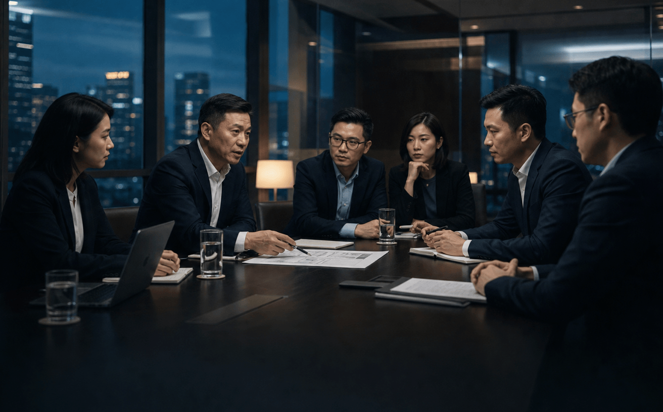 B2B 客户会议现场